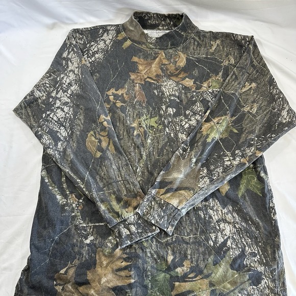 Redhead Mossy Oak Hunting Camo Long Sleeve Turtle Neck Shirt Men's Size XL - Picture 1 of 6